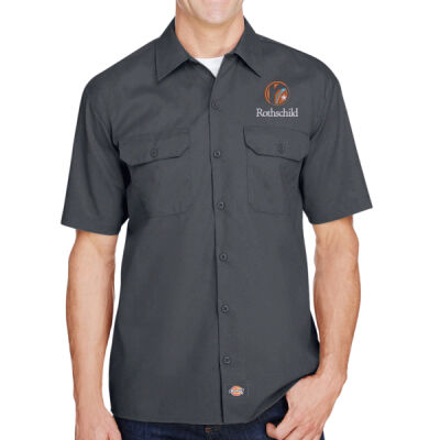Rothschild - Men's FLEX Short-Sleeve Twill Work Shirt Thumbnail